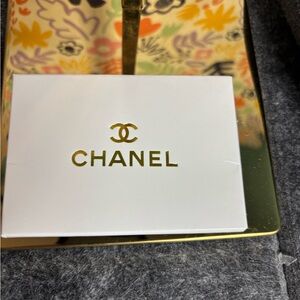 CHANEL Beauty Metallic Silver Rectangle Mirror NIB